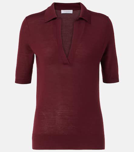 Frank cashmere and silk polo shirt - Gabriela Hearst - Modalova