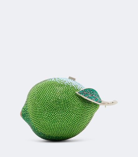 Citron Lime embellished clutch - Judith Leiber Couture - Modalova