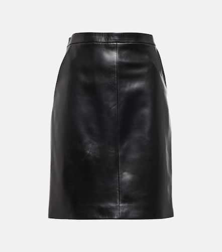 Saint Laurent Leather pencil skirt - Saint Laurent - Modalova