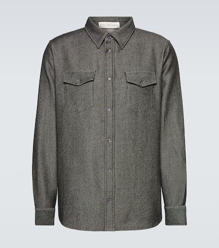 Cashmere and cotton twill shirt - God's True Cashmere - Modalova