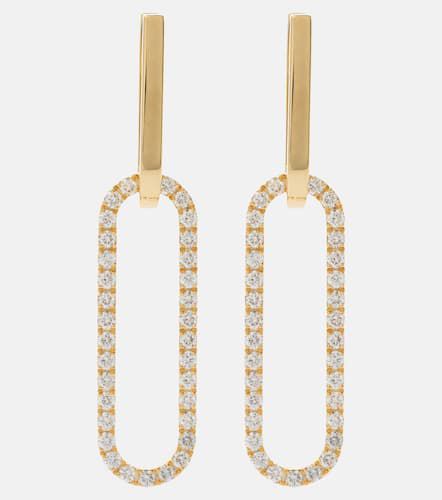 Link 18kt hoop earrings with diamonds - Bucherer Fine Jewellery - Modalova