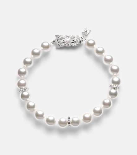 Armband aus Akoyaperlen mit 18kt Weißgold und Diamanten - Mikimoto - Modalova