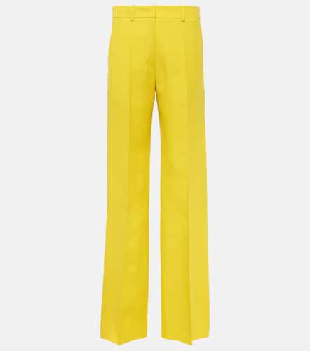 Crêpe Couture high-rise straight pants - Valentino - Modalova