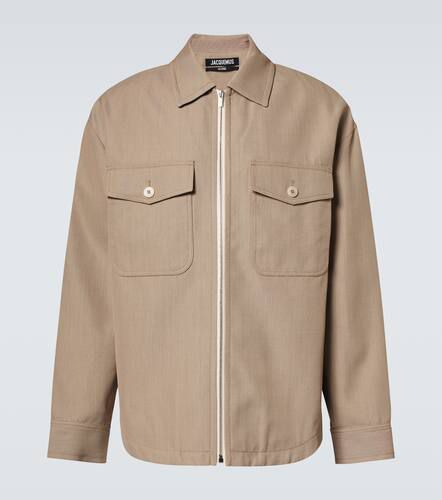 Le Blouson Montaigne twill overshirt - Jacquemus - Modalova