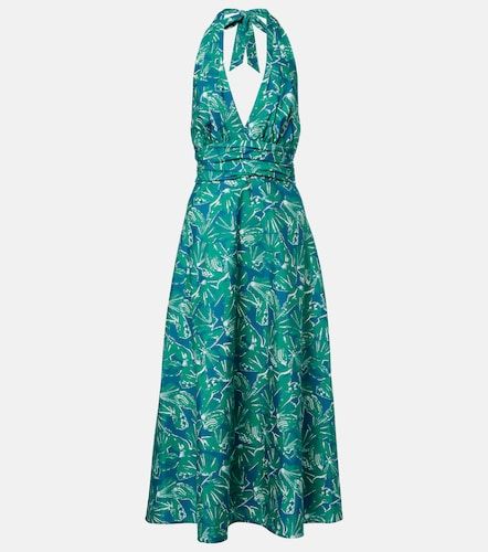 Vestido midi de algodón estampado - Max Mara - Modalova