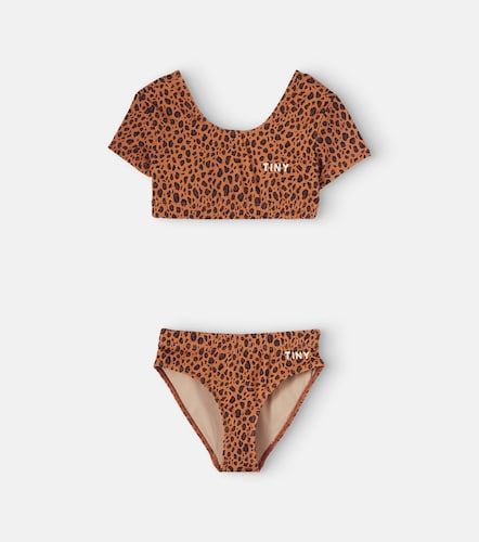 Costume intero con stampa leopardata - Tinycottons - Modalova