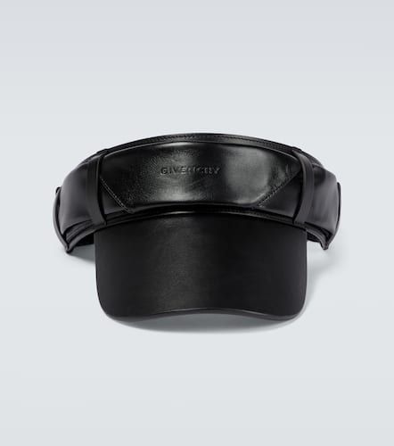 Givenchy Visor aus Leder mit Logo - Givenchy - Modalova
