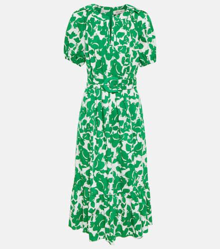 Lindy floral cotton midi dress - Diane von Furstenberg - Modalova
