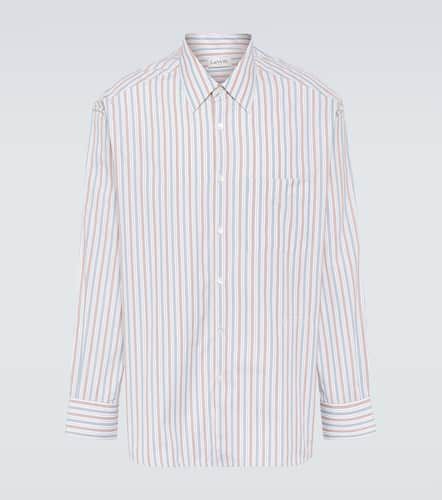 Camisa de popelín de algodón a rayas - Lanvin - Modalova