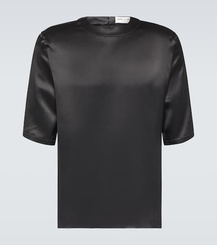 Saint Laurent Silk T-shirt - Saint Laurent - Modalova