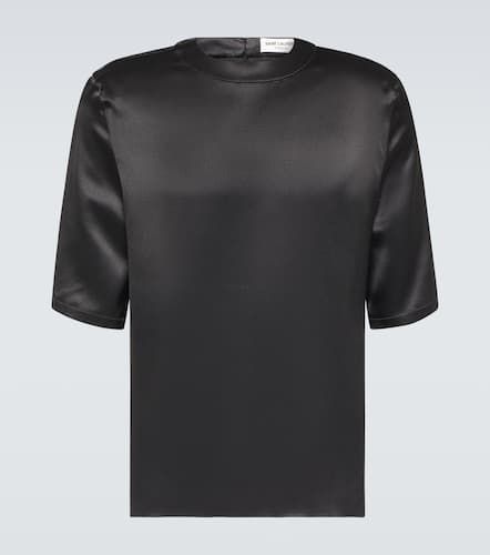 Saint Laurent T-Shirt aus Seide - Saint Laurent - Modalova
