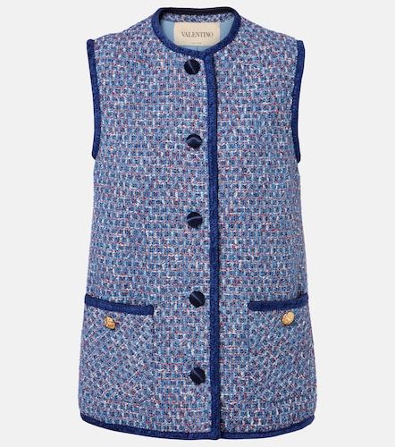 Valentino Chaleco de tweed - Valentino - Modalova