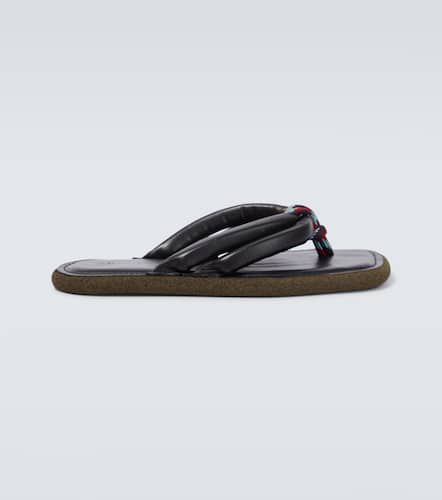 Leather thong sandals - Dries Van Noten - Modalova