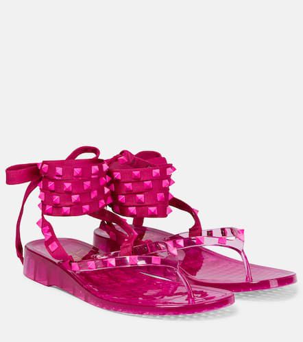 Rockstud PVC thong sandals - Valentino Garavani - Modalova