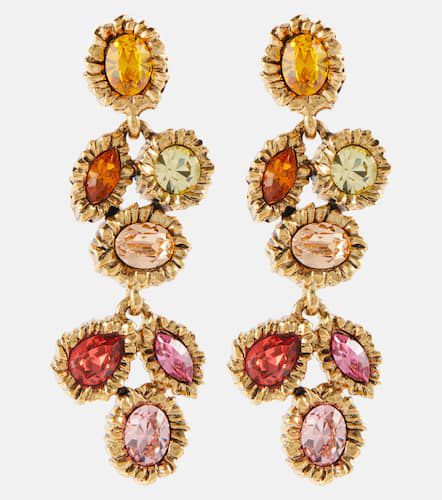 Lintzer embellished drop earrings - Oscar de la Renta - Modalova