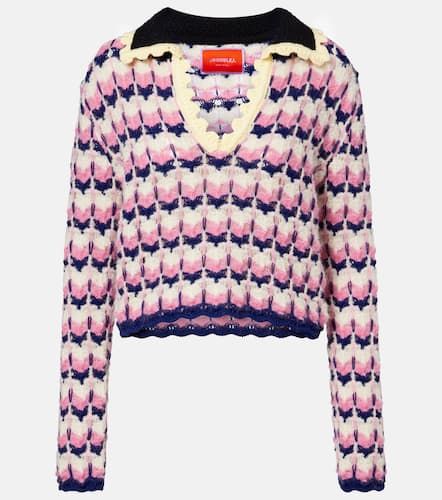 Polo Picket en laine mélangée - La DoubleJ - Modalova