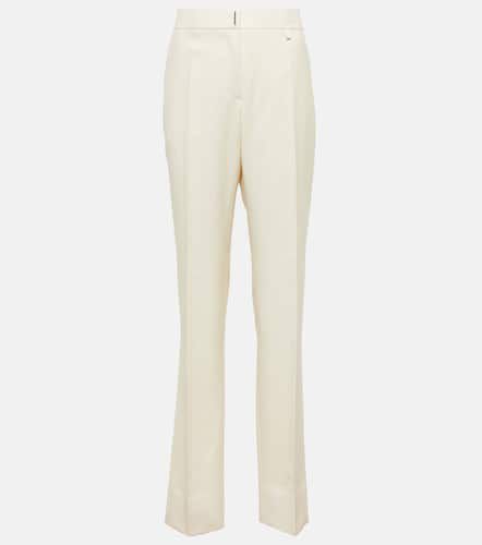 High-rise mohair and wool pants - Givenchy - Modalova