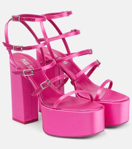 Jessica 130 satin platform sandals - Paris Texas - Modalova