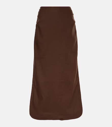 SIR Jerry linen midi skirt - SIR - Modalova