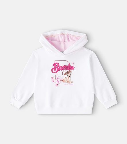Sudadera con capucha en mezcla de algodón - Monnalisa - Modalova
