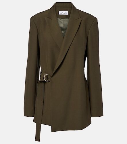Loewe Belted wool blazer - Loewe - Modalova