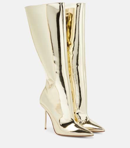 Lidia mirrored leather boots - Paris Texas - Modalova