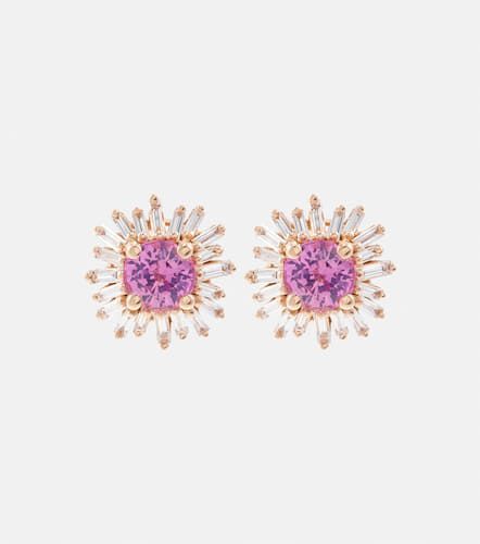 Orecchini One Of A Kind in oro 18kt con zaffiri e diamanti - Suzanne Kalan - Modalova