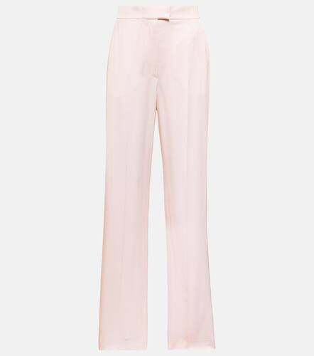 High-rise twill pants - Alexander McQueen - Modalova