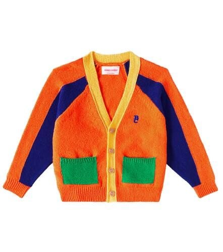 Colorblocked cotton-blend cardigan - Bobo Choses - Modalova