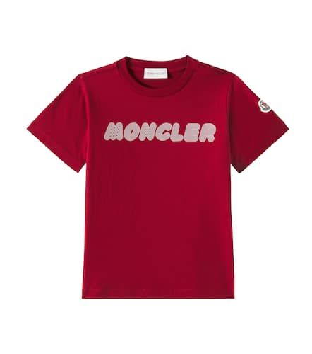 Bedrucktes T-Shirt aus Baumwoll-Jersey - Moncler Enfant - Modalova