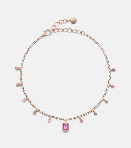 Choker aus 18kt Rosé (750/1000) mit Diamanten und Saphiren - Shay Jewelry - Modalova