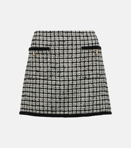 Miu Miu Checked bouclÃ© miniskirt - Miu Miu - Modalova