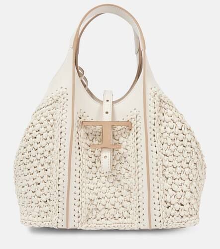 Bolso T Timeless Small de croché con piel - Tod's - Modalova