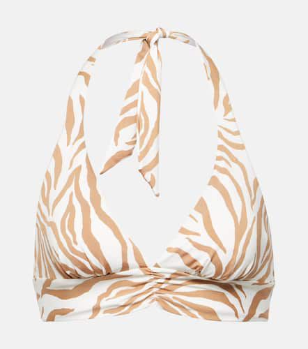 Alberta zebra-print bikini top - Max Mara - Modalova