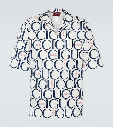 Gucci Maxi Gucci bowling shirt - Gucci - Modalova