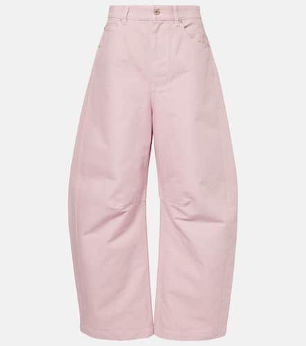 Pantalones barrel fit de algodón - Loewe - Modalova