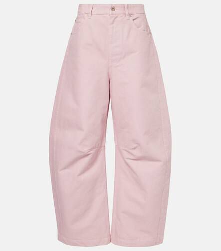 Pantaloni con gamba arrotondata - Loewe - Modalova