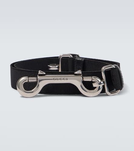 Gucci Leather-trimmed belt - Gucci - Modalova