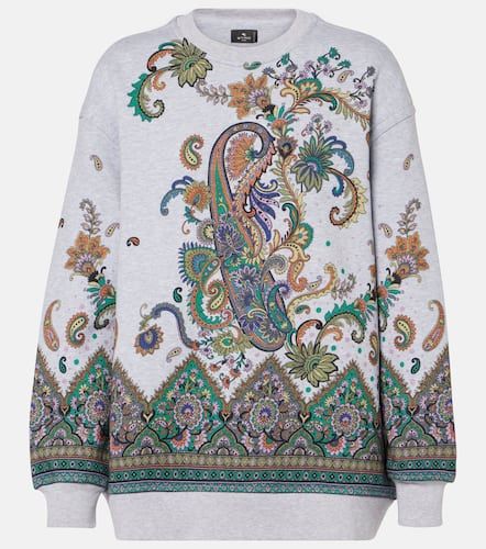 Bedrucktes Sweatshirt aus Baumwoll-Jersey - Etro - Modalova