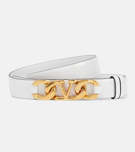 Cinturón VLogo Chain de piel - Valentino Garavani - Modalova