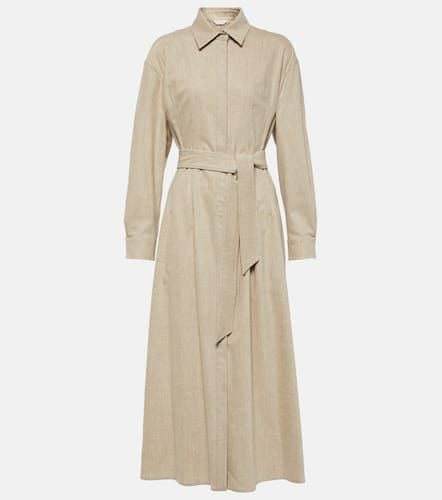 Edro wool and cashmere shirt dress - Max Mara - Modalova