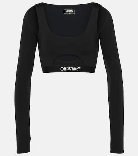 Off-White Logo cutout cropped top - Off-White - Modalova