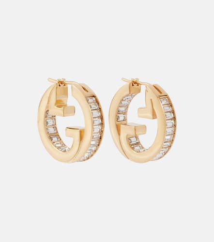 Pendientes de aro Blondie adornados - Gucci - Modalova