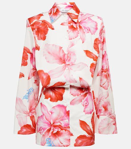 Margot floral cotton shirt dress - The Attico - Modalova