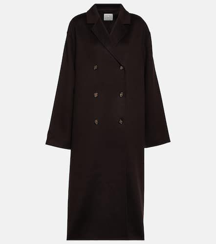 Oversized double-breasted wool coat - Toteme - Modalova