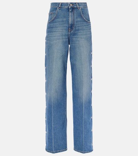 Jeans a gamba larga a vita media - Stella McCartney - Modalova