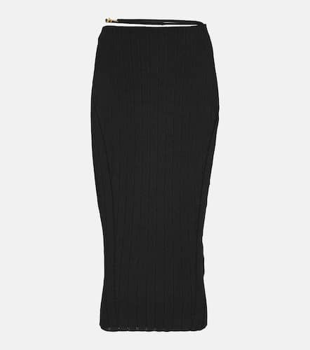 La Jupe Pralu ribbed-knit midi skirt - Jacquemus - Modalova