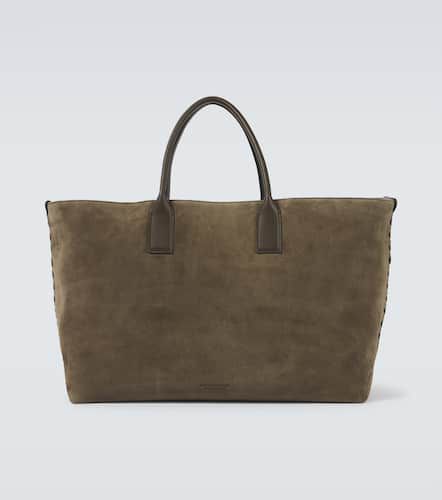 Borsa Cabat Large in suede - Bottega Veneta - Modalova