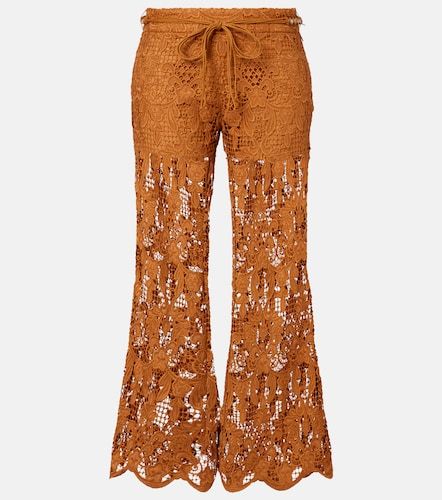 Coco scalloped lace flared pants - Zimmermann - Modalova