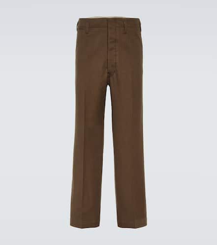 Lemaire Maxi cotton and wool chinos - Lemaire - Modalova